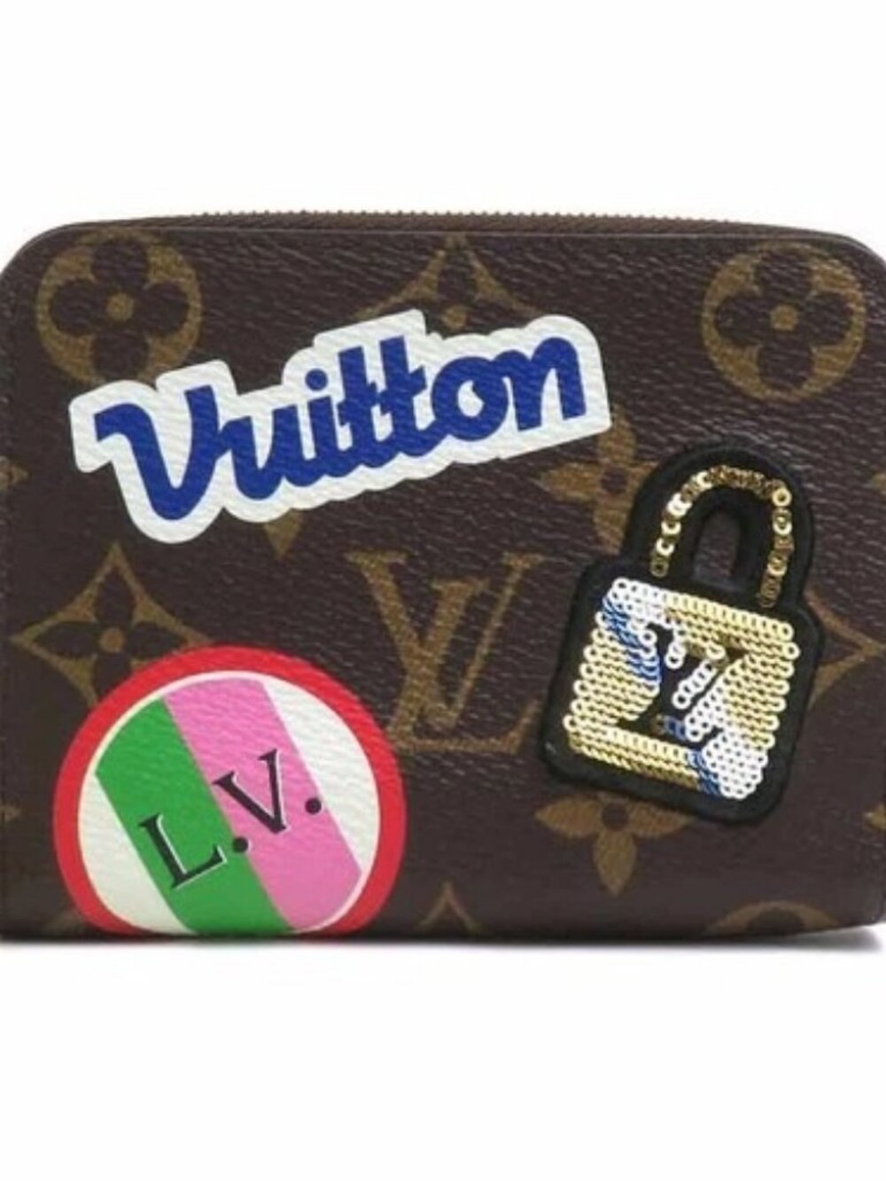 Auth LOUIS VUITTON Monogram Zippy Coin Purse Case Brown M63391 - r11367i
